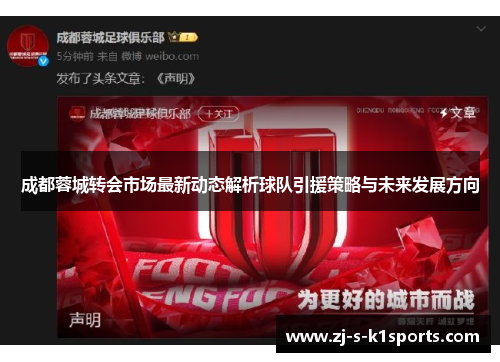 成都蓉城转会市场最新动态解析球队引援策略与未来发展方向